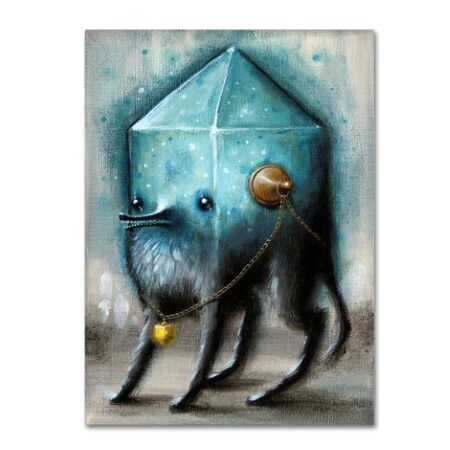 Trademark Fine Art Jason Limon 'Jewel Hound Blue' Canvas Art, 35x47 ALI11349-C3547GG